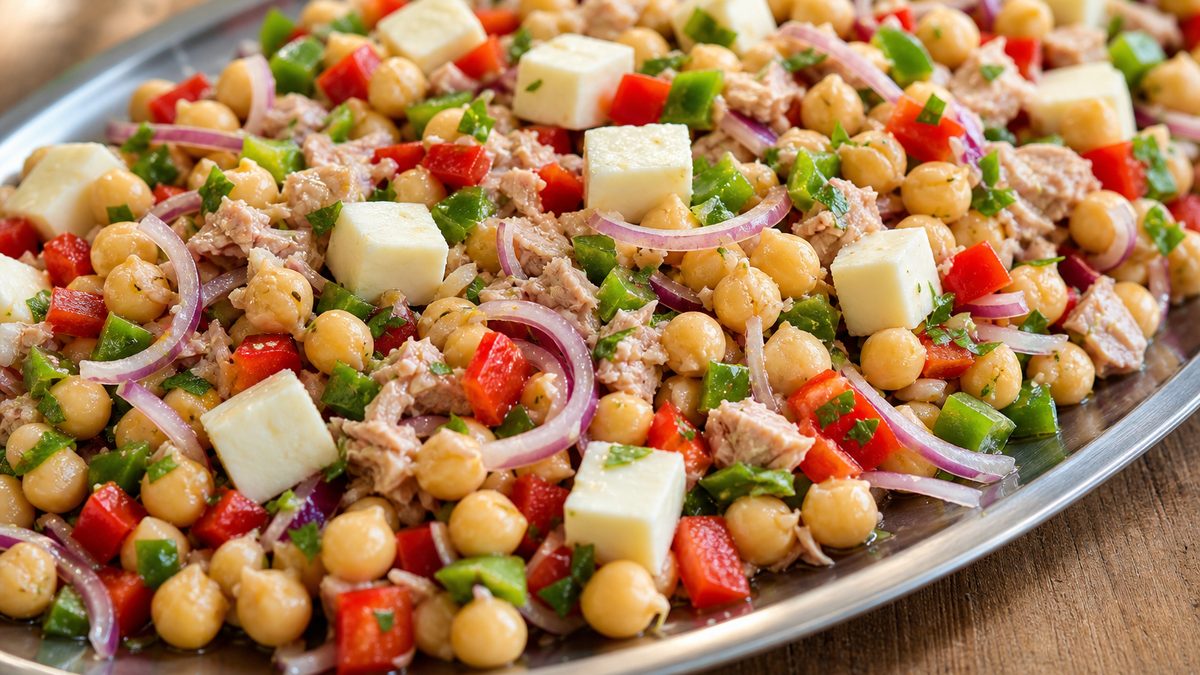 Ensalada de garbanzos, @lacucharallena