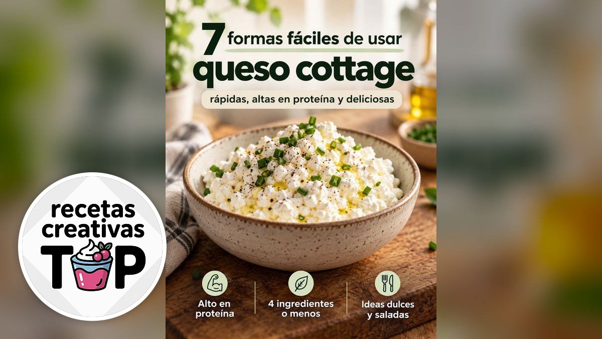 Huevos revueltos cremosos de @recetascreativastop, con su foto de perfil en un montaje de HolyCook