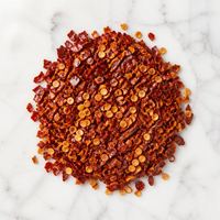Copos de chile rojo