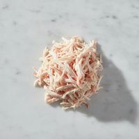 pechuga de pollo desmenuzada