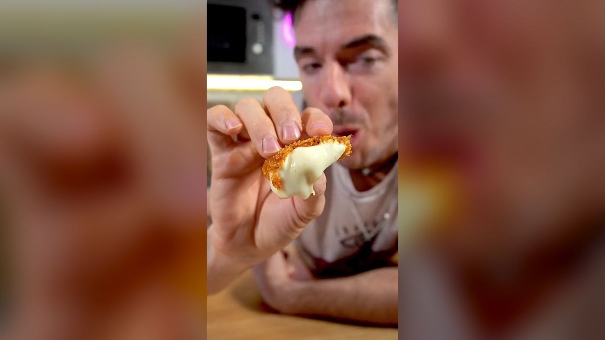 Mini Babybel light crujientes en airfryer, receta de Alberto Ugarte 🥑