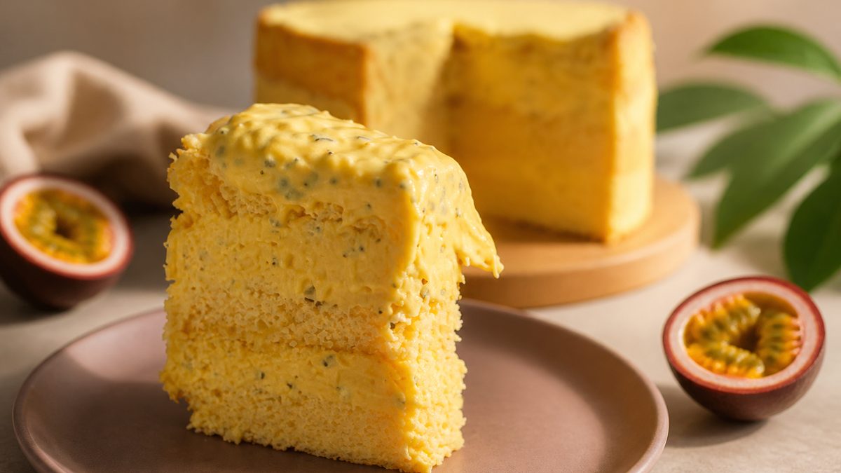 Pastel de mousse de maracuyá, receta de dulces_creaciones876
