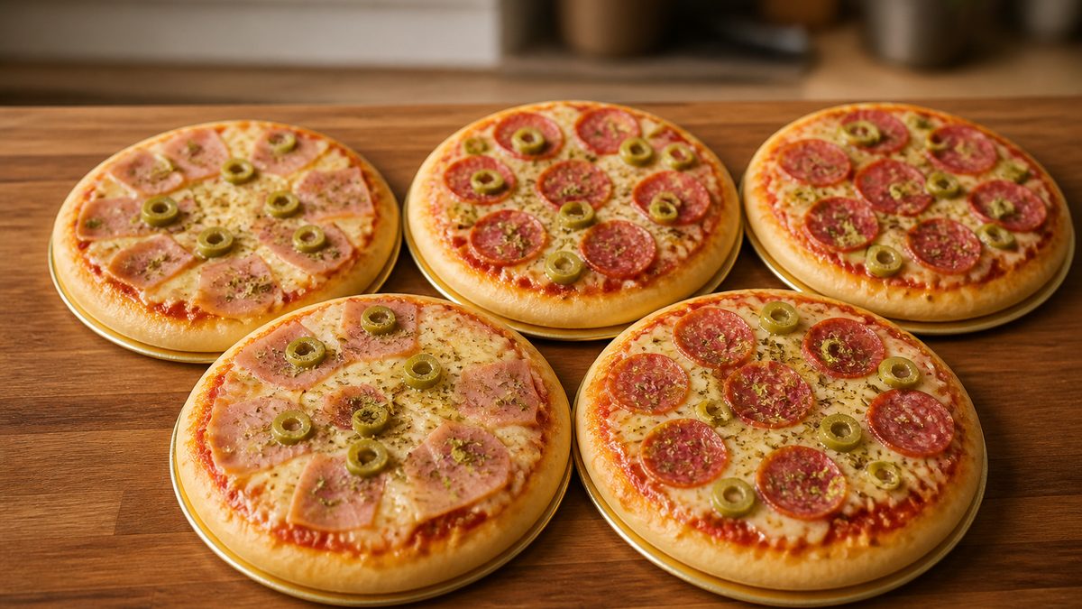 Pizzas individuales precocidas para congelar, receta de Melanie Diaz