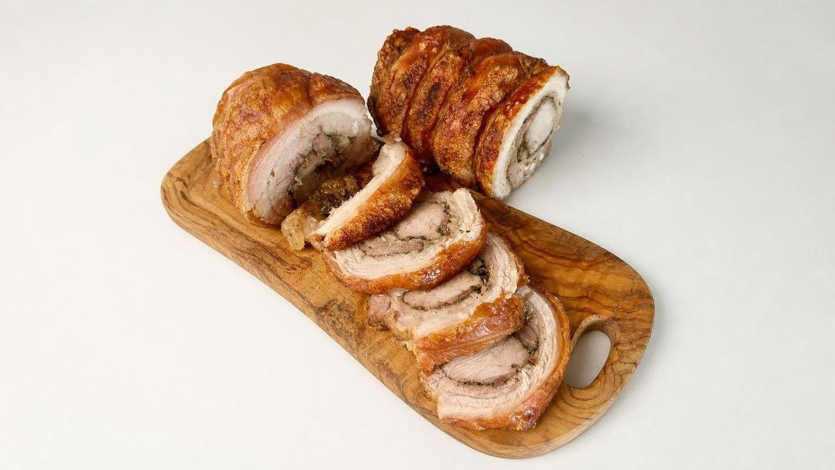 Porchetta italiana al horno, receta de cookinconelsabi