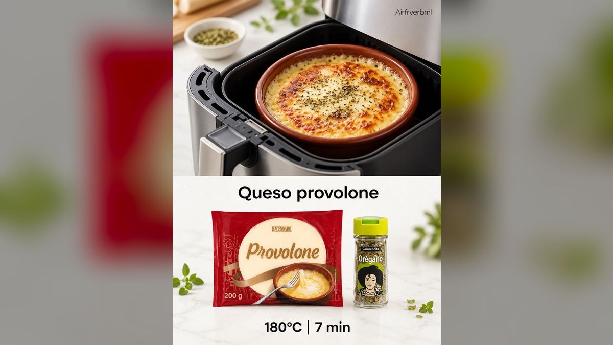 Queso provolone, receta de airfryerbml