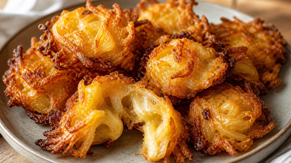 Snacks de cebolla y queso, receta de lacocinadelablasa