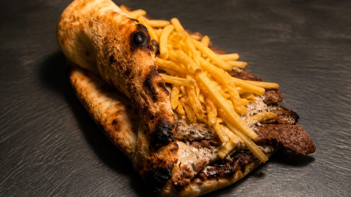 Mushroom Butter Steak Calzone Sandwich, receta de localfoundry