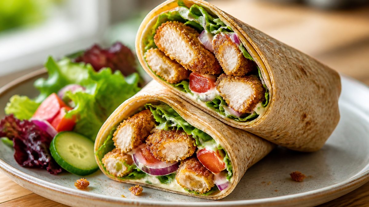 Wrap de pollo, receta de helenfitty